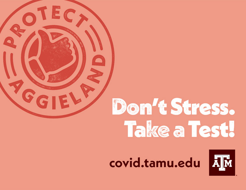 Don't stress. Take a test! digital signage